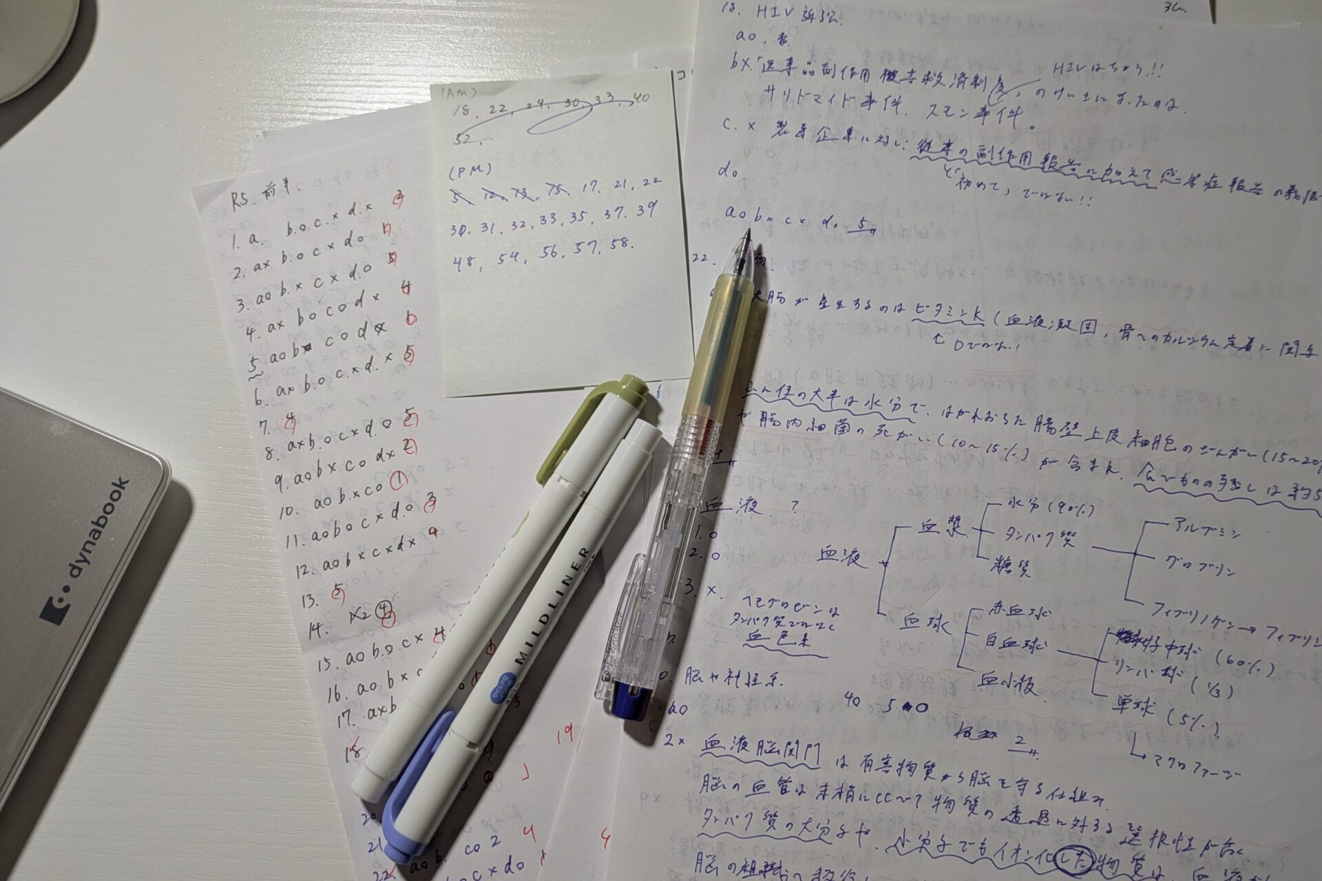 【日記】試験前。ＶＳ心の鬼(R7.10.4)