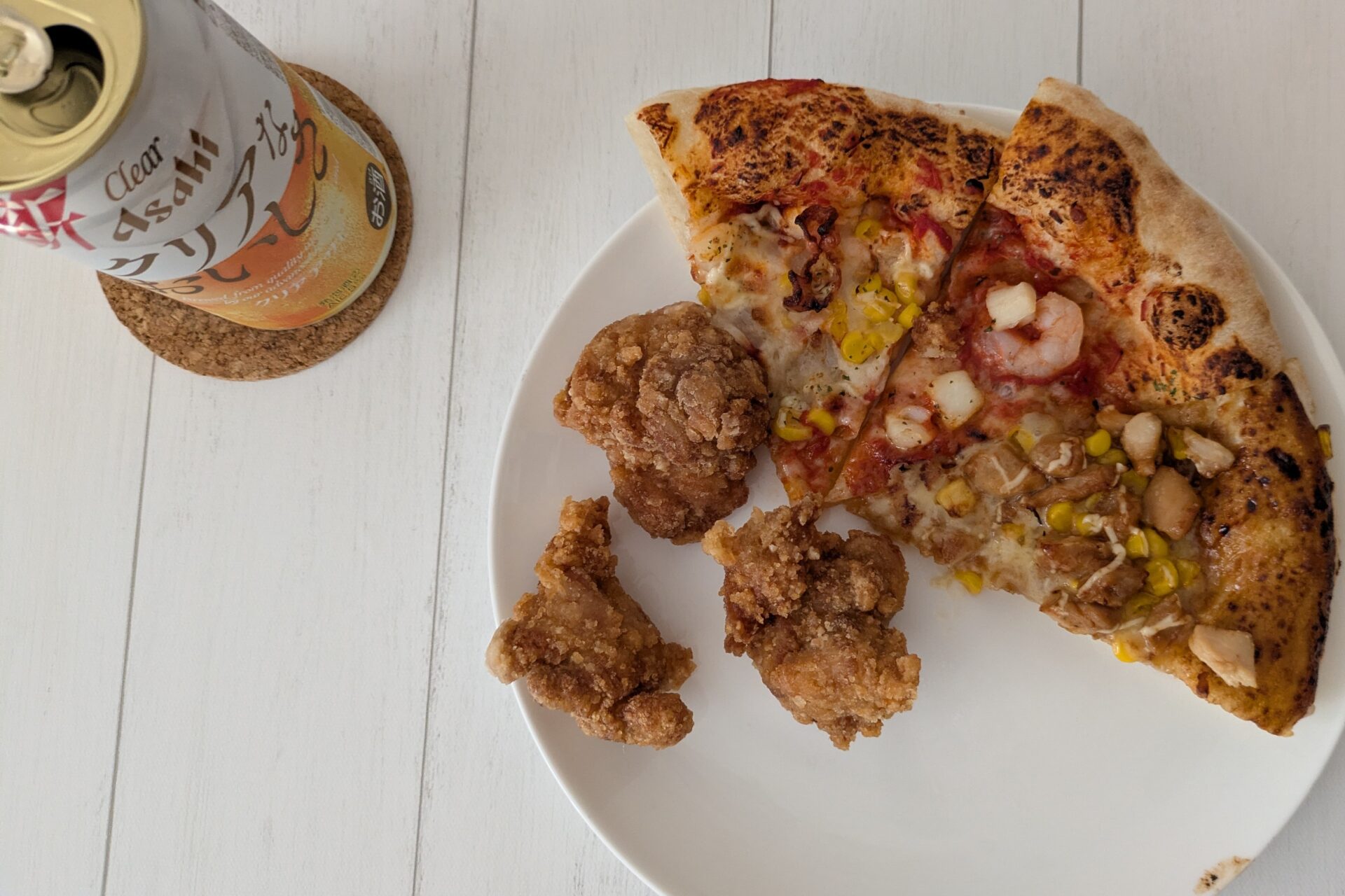 【エッセイ】平日正午。ビール、ピザ、唐揚げ(R8.4.20)